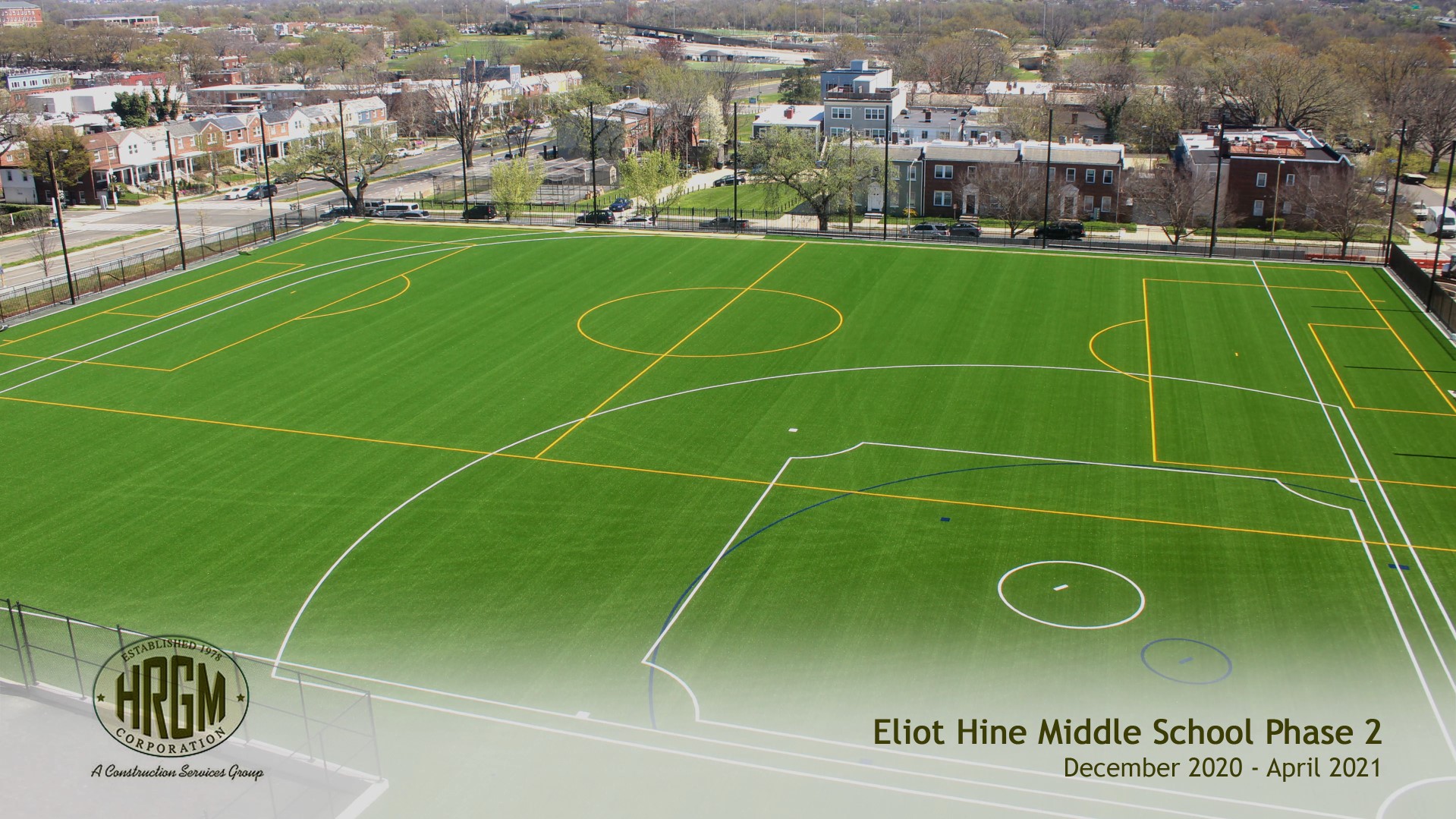 Eliot Hine Middle School Artificial Turf Field